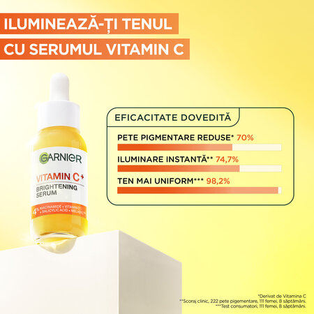Serum cu vitamina C Skin Naturals, 30 ml, Garnier 713436