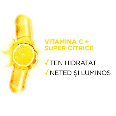 Garnier crema de zi iluminatoare cu vitamina C Skin Active, 50 ml, Loreal 539225