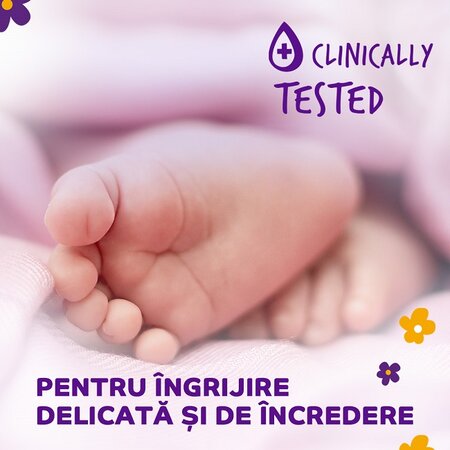 Servetele umede pentru bebelusi, Clean & Fresh, 64 bucati, Pufies  493423