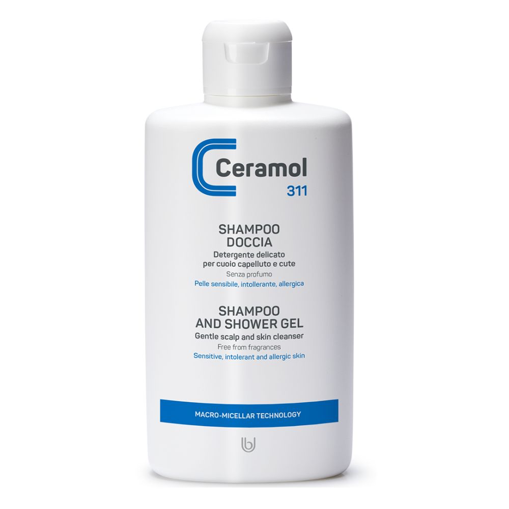 Sampon si gel de dus pentru piele si scalp sensibil 311, 200ml, Ceramol