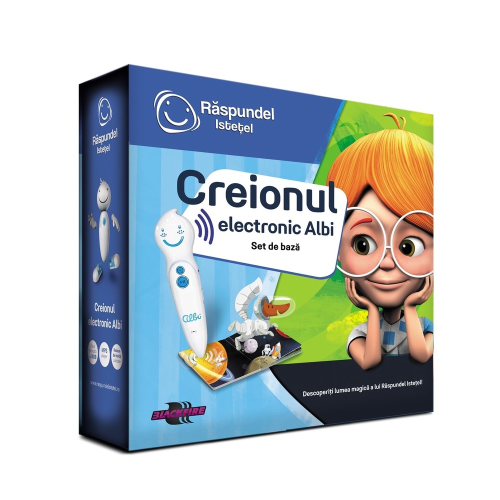 Creion electronic interactiv Albi, +5 ani, 1 buc, Raspundel Istetel