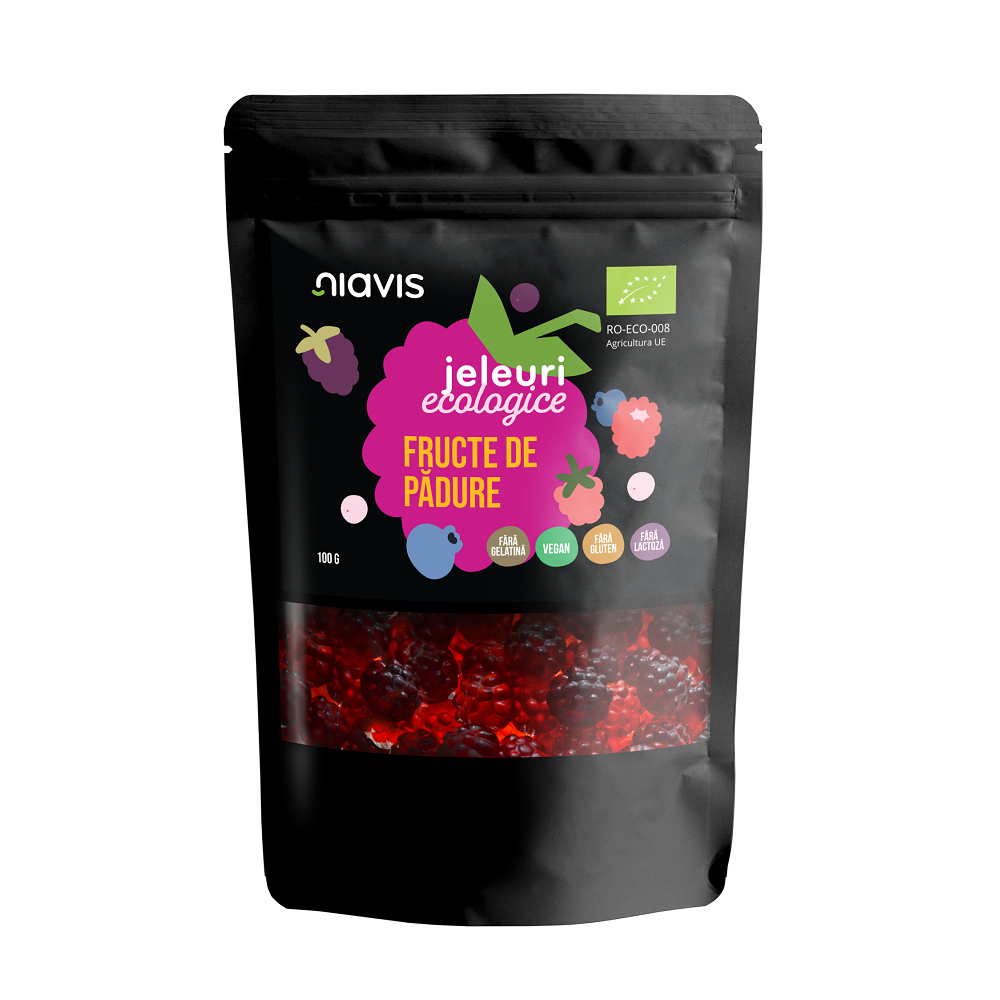 Jeleuri eco cu Fructe de Padure, 100 g, Niavis Bio