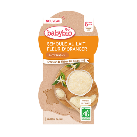 Desert din gris cu lapte si flori de portocal