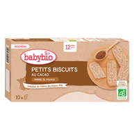 Biscuiti Bio cu cacao, 160 g, BabyBio