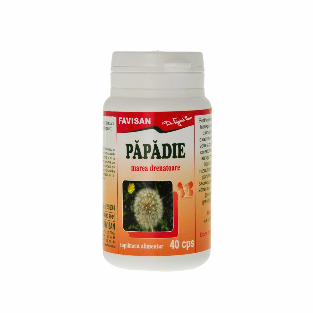 Papadie, 40 capsule, Favisan