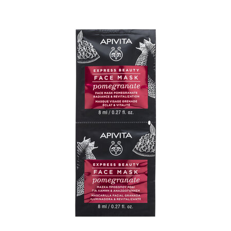 Masca faciala revitalizanta cu extract din rodie Express Beauty