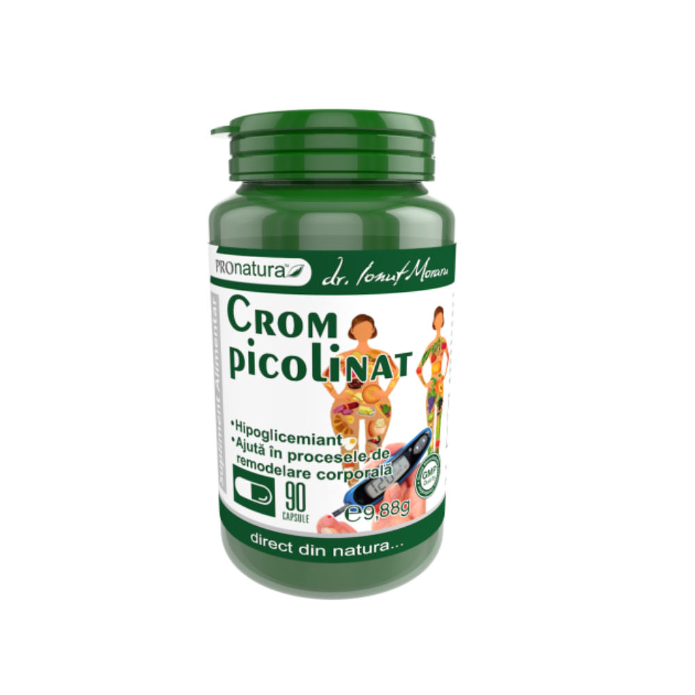 Crom Picolinat, 90 capsule, Pro Natura