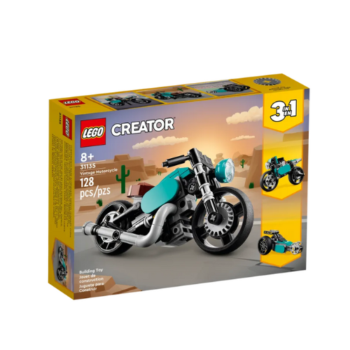 Motocicleta vintage Lego Creator, 8 ani+, 31135, Lego