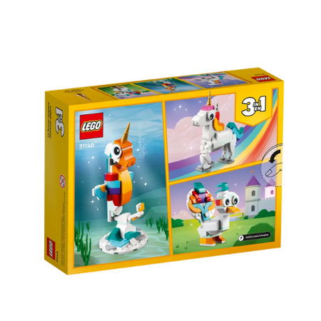 Unicorn magic Lego Creator, 7 ani+, 31140, Lego 539783