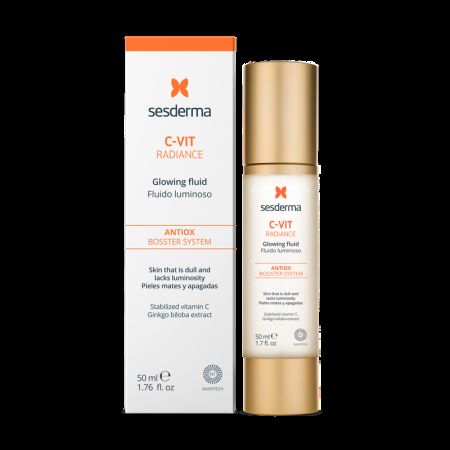 Fluid pentru luminozitatea tenului C-Vit Radiance, 50 ml, Sesderma
