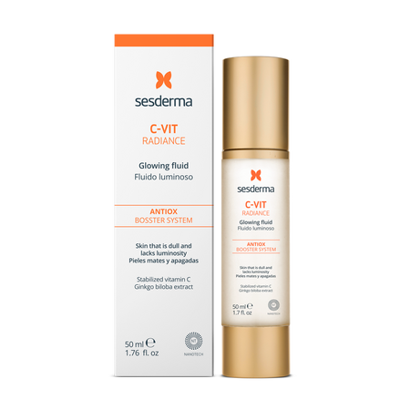 Fluid pentru luminozitatea tenului C-Vit Radiance, 50 ml, Sesderma