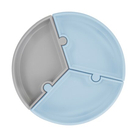 Farfurie puzzle din silicon