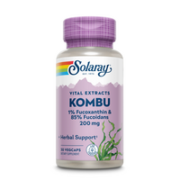 Fucoxanthin cu extract de kombu, 30 capsule, Solaray