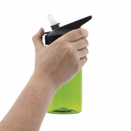 Recipient din Tritan cu capac automat Jannu, Verde, 450 ml, Laken 628336