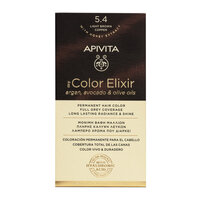 Vopsea pentru par My Color Elixir, nuanta 5.4, Apivita