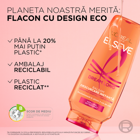 Balsam pentru par lung si degradat Dream Long, 200 ml, Elseve 757238