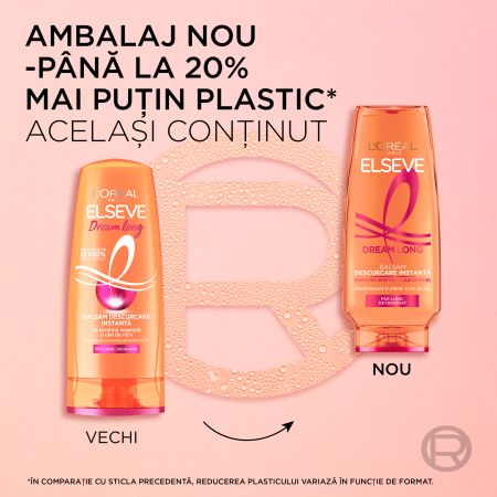 Balsam pentru par lung si degradat Dream Long, 200 ml, Elseve 757236