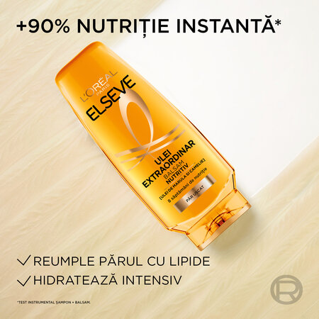 Balsam pentru par uscat Ulei Extraordinar, 200 ml, Elseve 669699