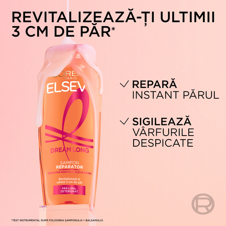 Sampon reparator pentru par lung si degradat Dream Long, 400 ml, Elseve 757265