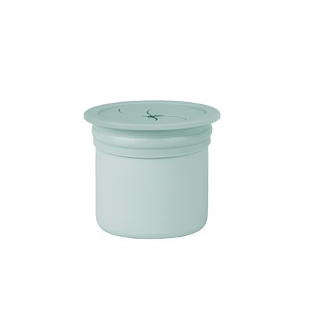 Cana cu pai si recipient din silicon pentru gustari, River Green, Minikoioi 540306