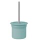 Cana cu pai si recipient din silicon pentru gustari, Aqua Green, Minikoioi 540393