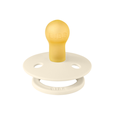Suzeta cu tetina rotunda Colour Latex, +0 luni, Ivory