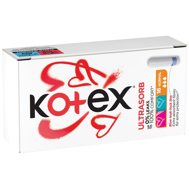 Tampoane Interne Normal UltraSorb, 16 buc, Kotex