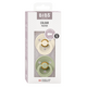 Set 2 suzete cu tetina rotunda Colour Latex, +0 luni, Ivory - Sage, Bibs 540380