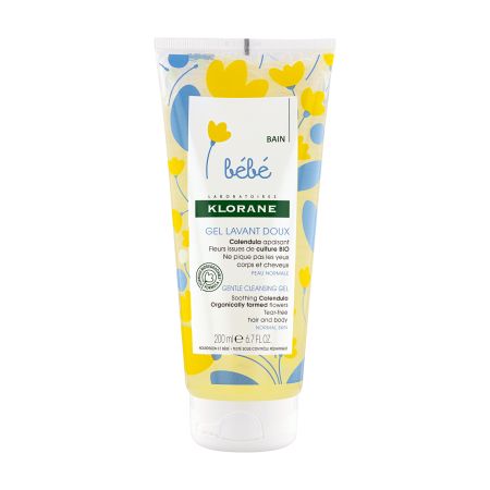 Gel spumant curatare delicata, 200 ml, Klorane Bebe