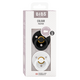 Set 2 suzete cu tetina rotunda Colour Latex, +6 luni, Black - White, Bibs 540463
