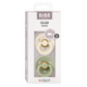 Set 2 suzete cu tetina rotunda Colour Latex, +6 luni, Ivory - Sage, Bibs 540469