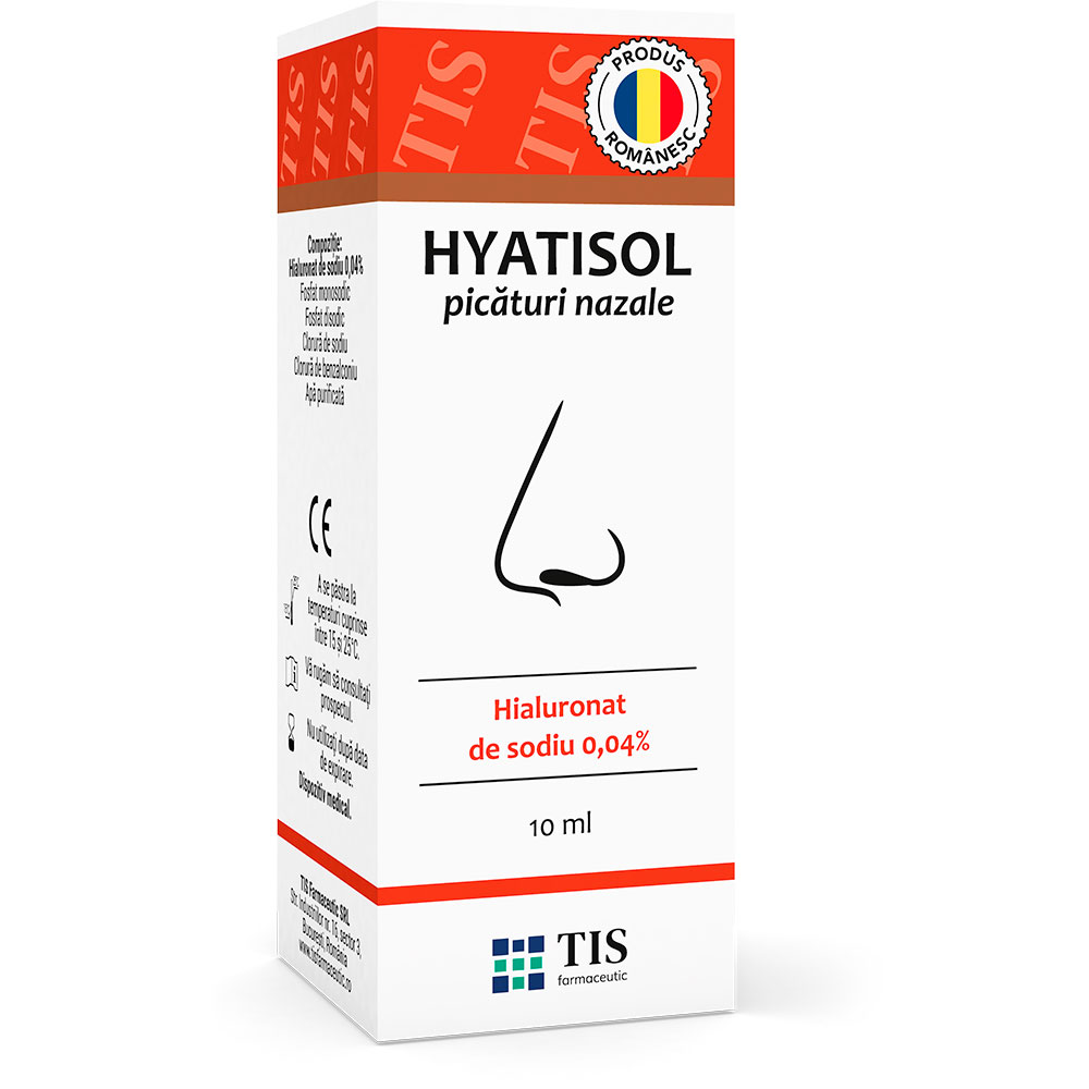 Hyatisol picaturi, 10 ml, Tis Farmaceutic