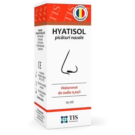 Hyatisol picaturi, 10 ml, Tis Farmaceutic