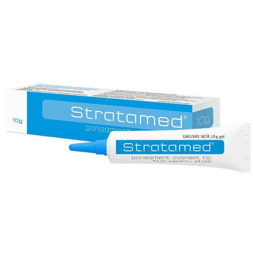 Pansament  avansat tip film pentru plagi Stratamed, 10g, Meditrina Pharmaceuticals