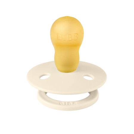 Suzeta cu tetina rotunda Colour Latex, +18 luni, Ivory
