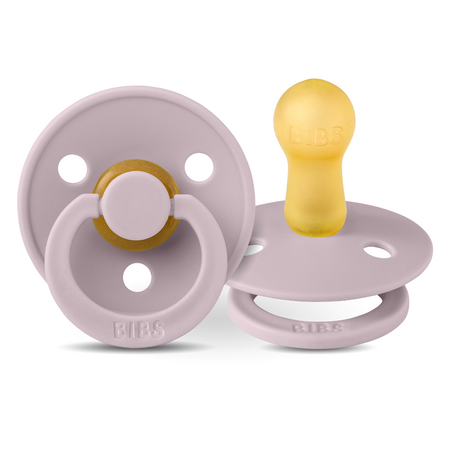Suzeta cu tetina rotunda Colour Latex, +6 luni, Dusky Lilac