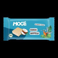 Napolitane Bio cu crema de cocos, 15 g, Mogli