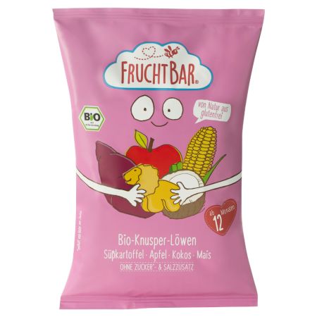 Pufuleti cu mar, cartofi dulci si nuca de cocos, 30 g, Frucht Bar