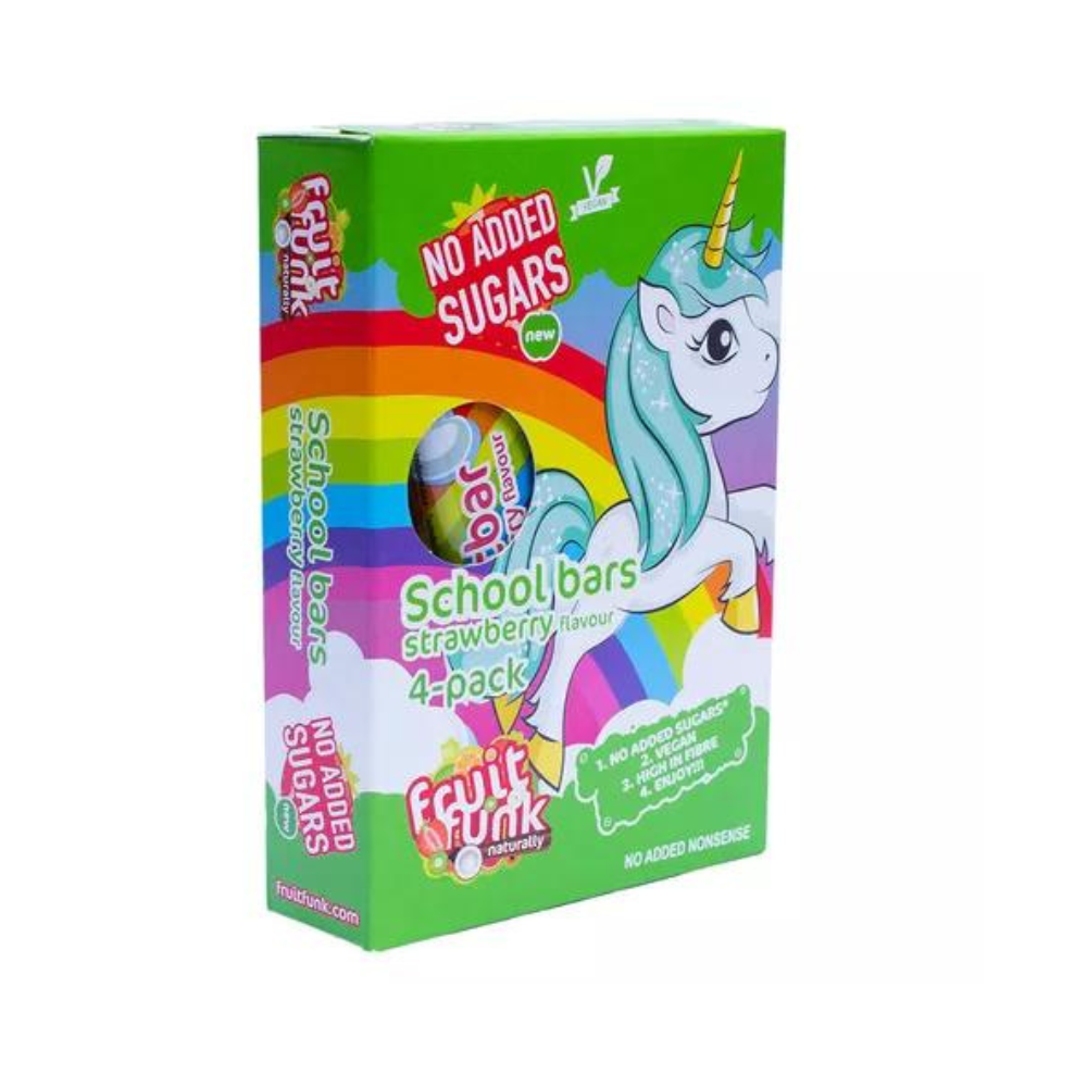 Batoane din fructe cu capsune Unicorn, 80 g, Fruit Funk