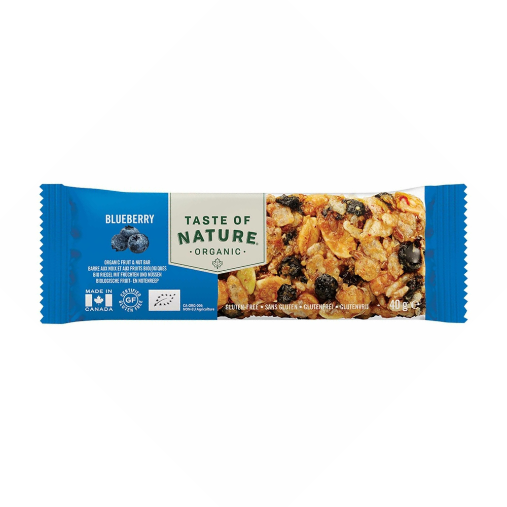 Baton bio cu afine Taste of Nature, 40 g, La Finestra sul Cielo