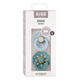 Set 2 suzete cu tetina rotunda Boheme Latex, +0 luni, Baby Blue - Island Sea, Bibs 540797