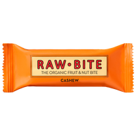 Baton Bio cu caju fara gluten, 50 g, Rawbite