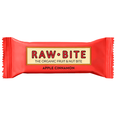 Baton Bio fara gluten din mar si scortisoara, 50 g, Rawbite
