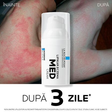 Crema Lipikar Eczema Med, 30 ml, La Roche Posay 540842
