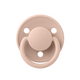 Suzeta cu tetina rotunda universala din silicon De Lux, 0 - 3 ani, Blush, Bibs 540857