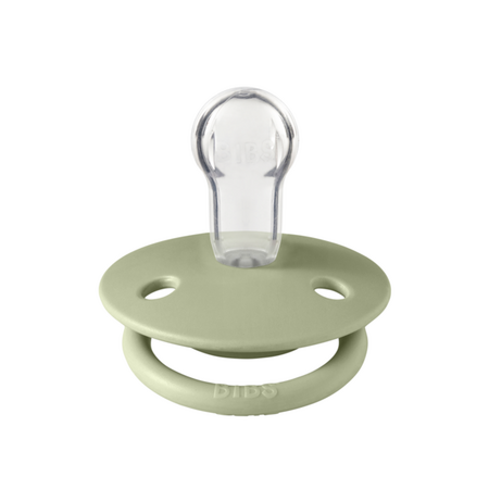 Suzeta din silicon cu tetina rotunda universala De Lux, 0 - 3 ani, Sage