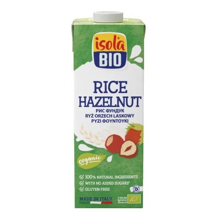 Bautura Bio vegetala din orez cu alune, 1 L