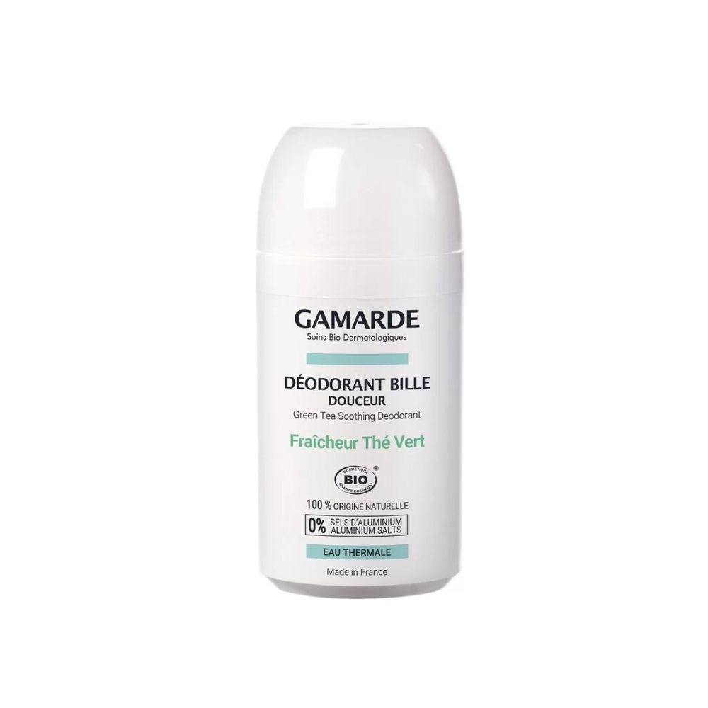 Deodorant roll-on Bio cu ceai verde, 50 ml, Gamarde