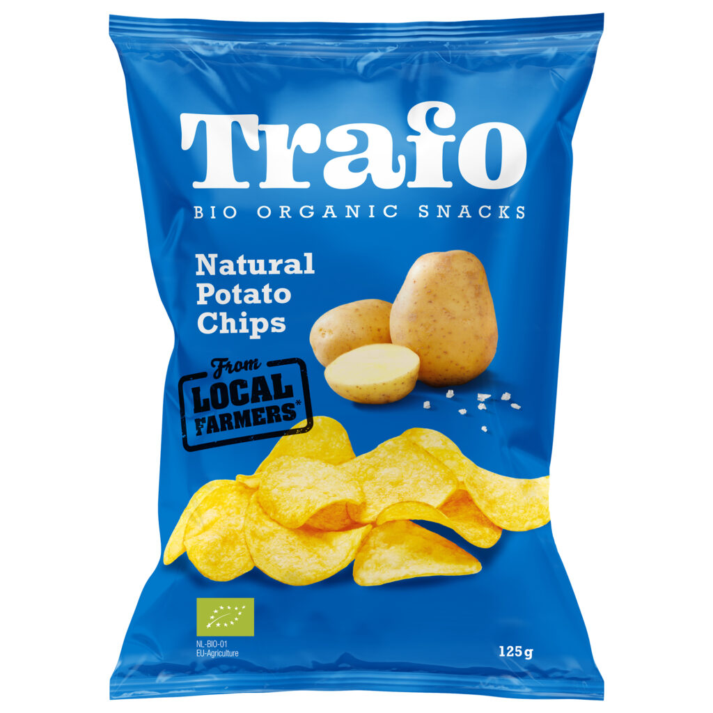 Chips Bio din cartof, 125 g, Trafo