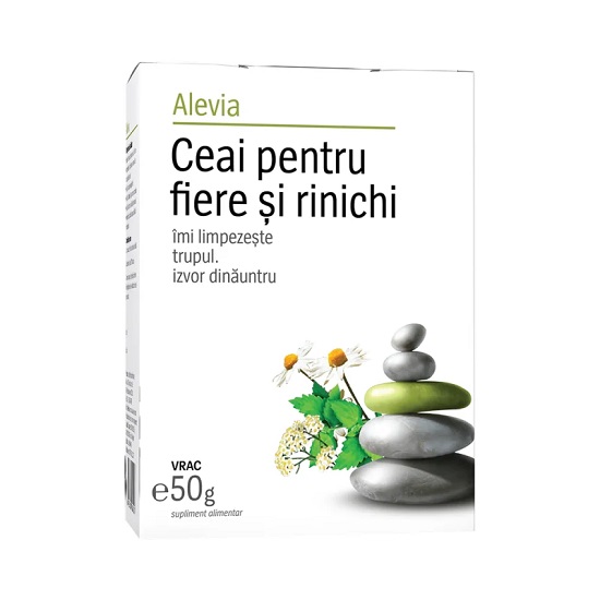 Ceai pentru fiere si rinichi, 50 grame, Alevia